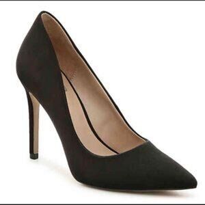 Mix no 6 Lill black matt faux leather pumps size 8